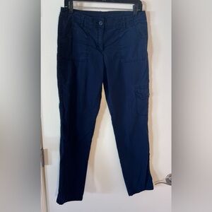Liz Claiborne Navy Blue Cotton pants Sz. 6